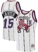 Men's Mitchell & Ness Vince Carter Toronto Raptors White 1997-98 Hardwood Classics Swingman Jersey