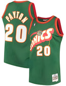 Men's Seattle SuperSonics Gary Payton Mitchell & Ness Green 1995-96 Hardwood Classics Swingman Jersey