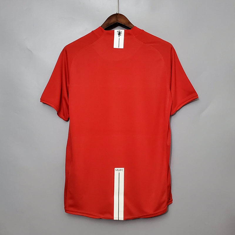 Camisa Retrô Manchester United 2007/08 Edition Champions League