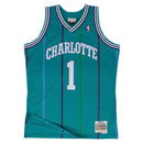 Men’s Muggsy Bogues Charlotte Hornets 1992-93 Swingman Replica Jersey By Mitchell & Ness