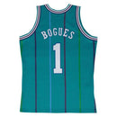 Men’s Muggsy Bogues Charlotte Hornets 1992-93 Swingman Replica Jersey By Mitchell & Ness