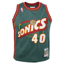 Youth Shawn Kemp Seattle Supersonics Mitchell & Ness 1996-96 Green NBA Swingman Hardwood Classics Jersey