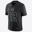 Aaron Rodgers Green Bay Packers Reflective Jersey Black