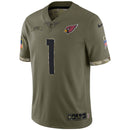 Arizona Cardinals Olive 2022 Salute To Service Limited Jersey