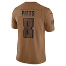 Atlanta Falcons Kyle Pitts Brown 2023 Salute To Service Limited Jersey