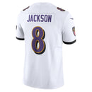 Baltimore Ravens Lamar Jackson White Jersey
