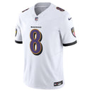 Baltimore Ravens Lamar Jackson White Jersey