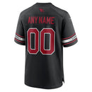Black Arizona Cardinals Alternate Custom Game Jersey