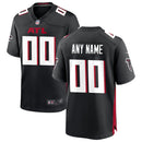 Black Atlanta Falcons Custom Game Jersey