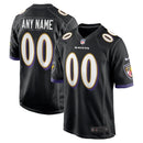 Black Baltimore Ravens Alternate Custom Game Jersey