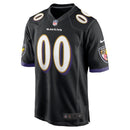 Black Baltimore Ravens Alternate Custom Game Jersey