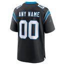 Black Carolina Panthers Custom Game Jersey
