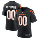 Black Cincinnati Bengals Game Custom Jersey