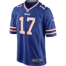 Buffalo Bills Josh Allen Royal Team Game Player Jersey