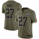 Buffalo Bills Olive 2022 Salute To Service Limited Jersey