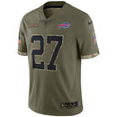 Buffalo Bills Olive 2022 Salute To Service Limited Jersey
