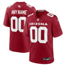Cardinal Arizona Cardinals Custom Game Jersey