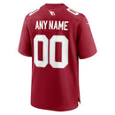 Cardinal Arizona Cardinals Custom Game Jersey