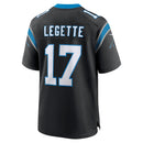 Carolina Panthers Xavier Legette Black 2024 NFL First Round Pick Game Player Jersey