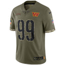 Chase Young Olive Washington Commanders 2022 Salute To Service Limited Jersey
