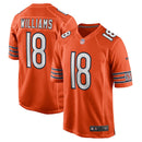 Chicago Bears Caleb Williams Orange Alternate 2024 NFL Draft First Round Pick Player Game Jersey