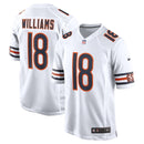 Chicago Bears Caleb Williams White 2024 NFL Draft First Round Pick Player Game Jersey