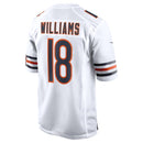 Chicago Bears Caleb Williams White 2024 NFL Draft First Round Pick Player Game Jersey