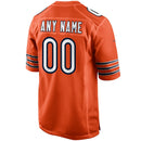 Chicago Bears Game Alternate Jersey - Orange - Custom