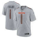 Chicago Bears Justin Fields Gray Atmosphere Fashion Game Jersey