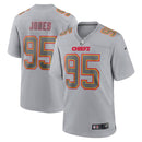 Chris Jones Kansas City Chiefs Gray Atmosphere Fashion Game Jersey