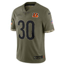 Cincinnati Bengals Olive 2022 Salute To Service Limited Jersey