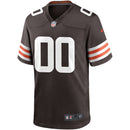 Cleveland Browns Brown Custom Game Jersey