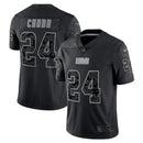 Cleveland Browns Nick Chubb Black RFLCTV Limited Jersey