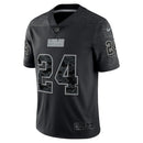 Cleveland Browns Nick Chubb Black RFLCTV Limited Jersey