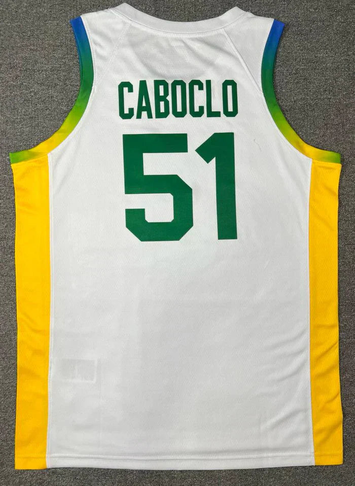 Regata Seleção Brasileira de Basquete Olimpíadas 2024 Branca