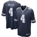 Dak Prescott Navy Dallas Cowboys Game Player - Jersey