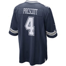 Dak Prescott Navy Dallas Cowboys Game Player - Jersey