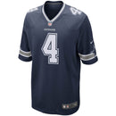 Dak Prescott Navy Dallas Cowboys Game Player - Jersey