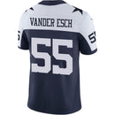 Dallas Cowboys Leighton Vander Esch Navy Alternate Vapor Limited Jersey