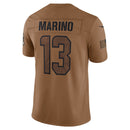 Dan Marino Brown Miami Dolphins 2023 Salute To Service Retired Player Limited Jersey