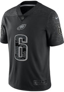 DeVonta Smith Philadelphia Eagles Jerseys RFLCTV Limited Jersey - Black