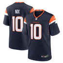 Denver Broncos Bo Nix Navy Alternate Game Jersey