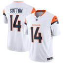 Denver Broncos Courtland Sutton White Mile High Collection Jersey
