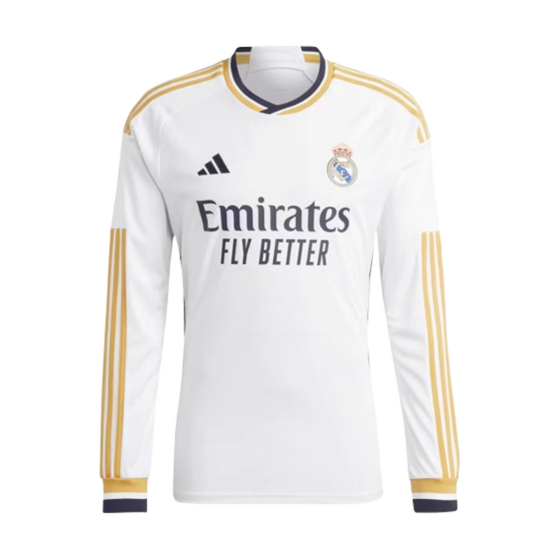 Real Madrid 2023/24 Home Long Sleeve Shirt