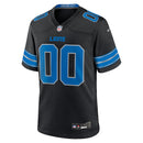 Detroit Lions Alternate Black Custom Game Jersey