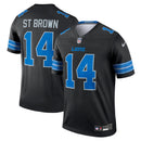 Detroit Lions Amon-Ra St. Brown Black Legend Jersey