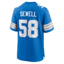 Detroit Lions Penei Sewell Blue Game Jersey