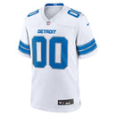 Detroit Lions White Custom Game Jersey