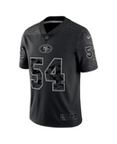 Fred Warner Black San Francisco 49ers Reflective Limited Jersey