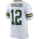Green Bay Packers Aaron Rodgers White Classic Elite Player Jersey